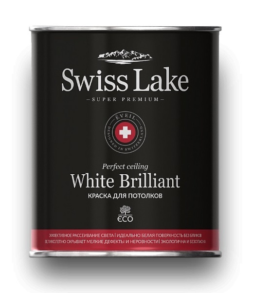 Краска интерьерная White Brilliant База А 2,7л Swiss Lake