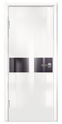 Дверь 501 Глянец глянец белый стекло Дверная Линия, 900мм.