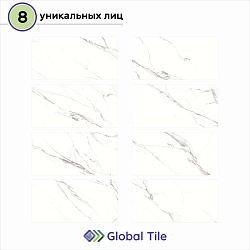 Керамогранит Alfanzo Белый GT1206012003SPR Global Tile