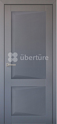 Дверь ПДГ102 Перфекто бархат серый глухая Uberture