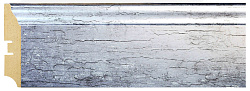 Плинтус окрашенный Серебро металлик SmartProfile